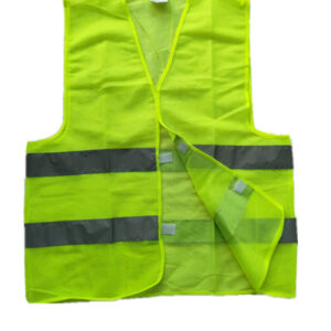 VEILIGHEIDSVEST GEEL REFLECTERENDE STREEP